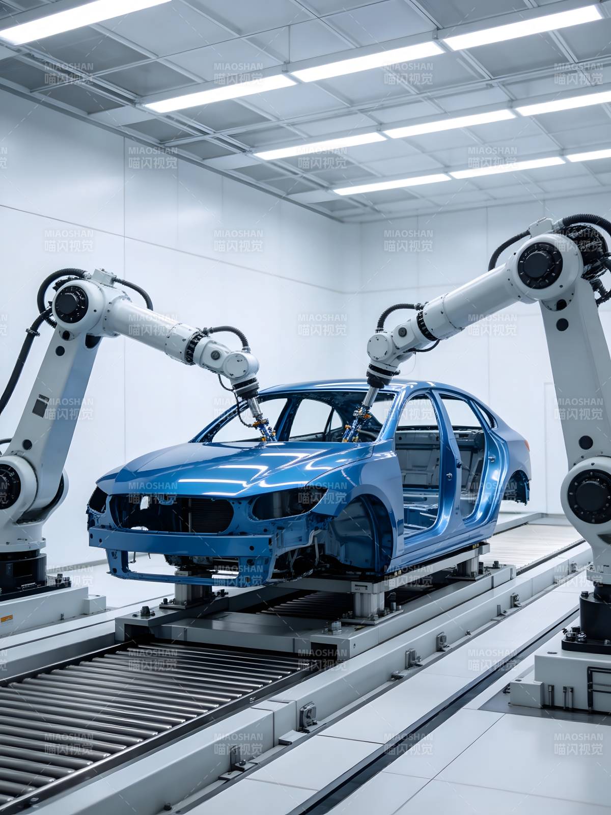 智能汽车装配线图片