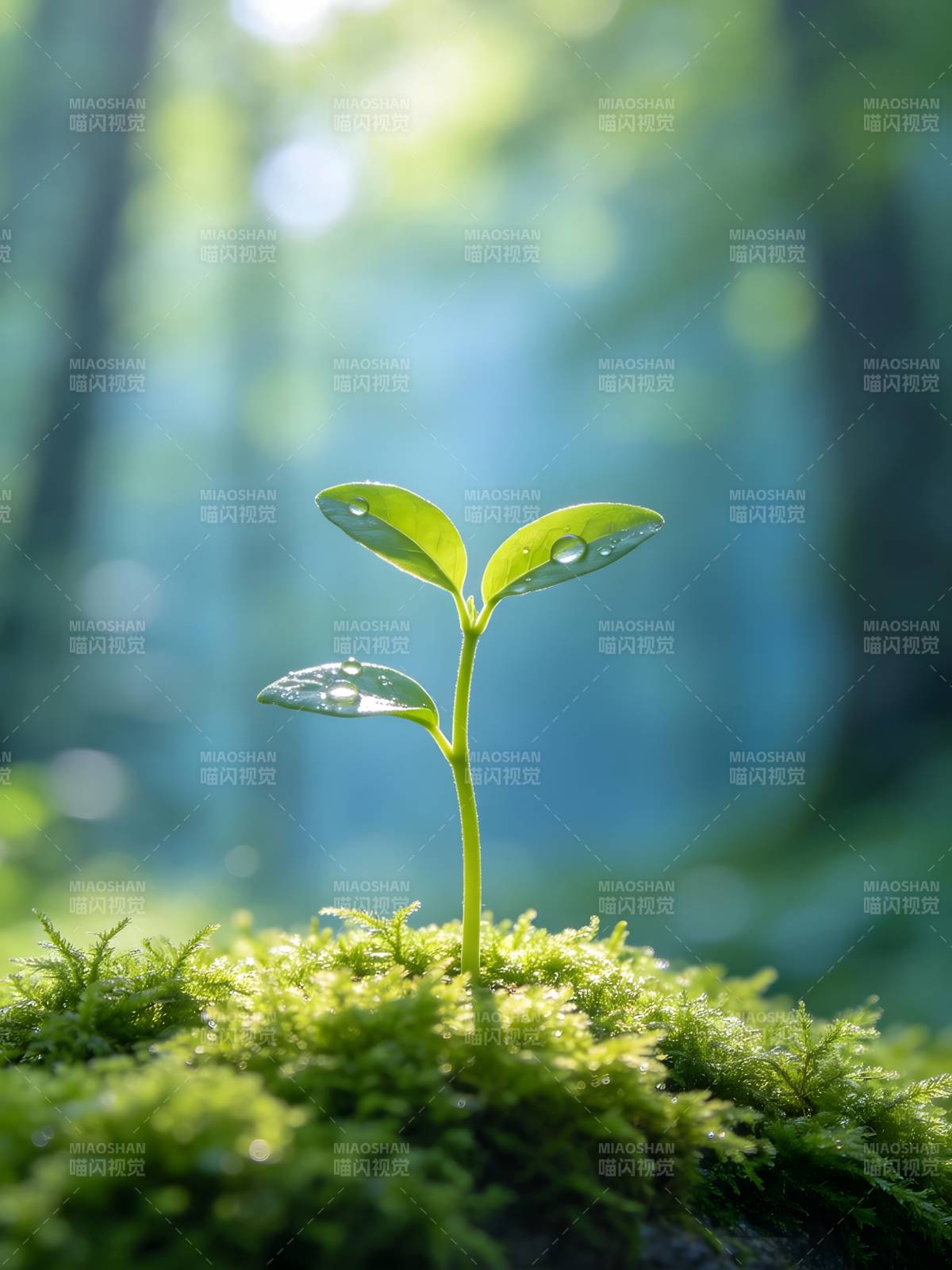 新芽破土 生机盎然图片