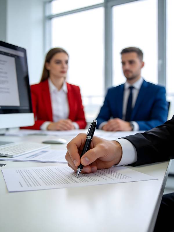 商务签约现场图片