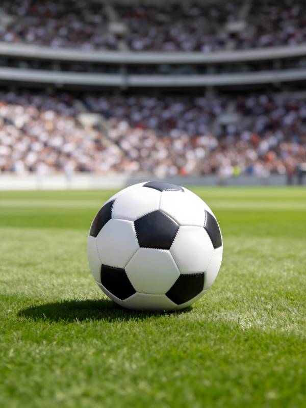 足球场上的经典球图片