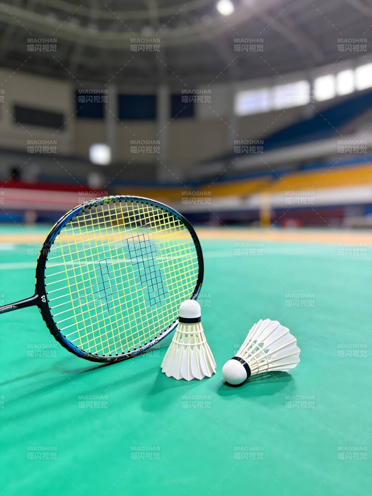 羽球拍与羽毛球图片