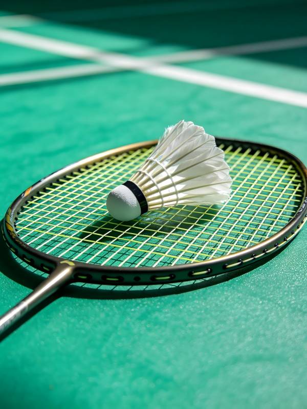 羽球静置拍上图片