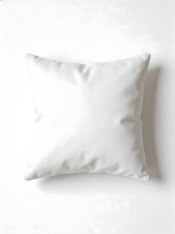 白色抱枕简约风图片
