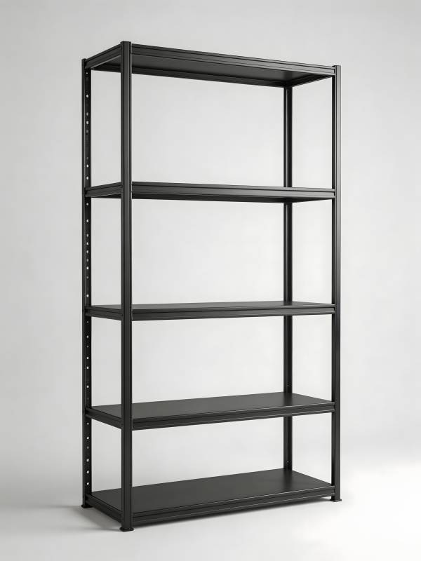 黑色金属置物架图片