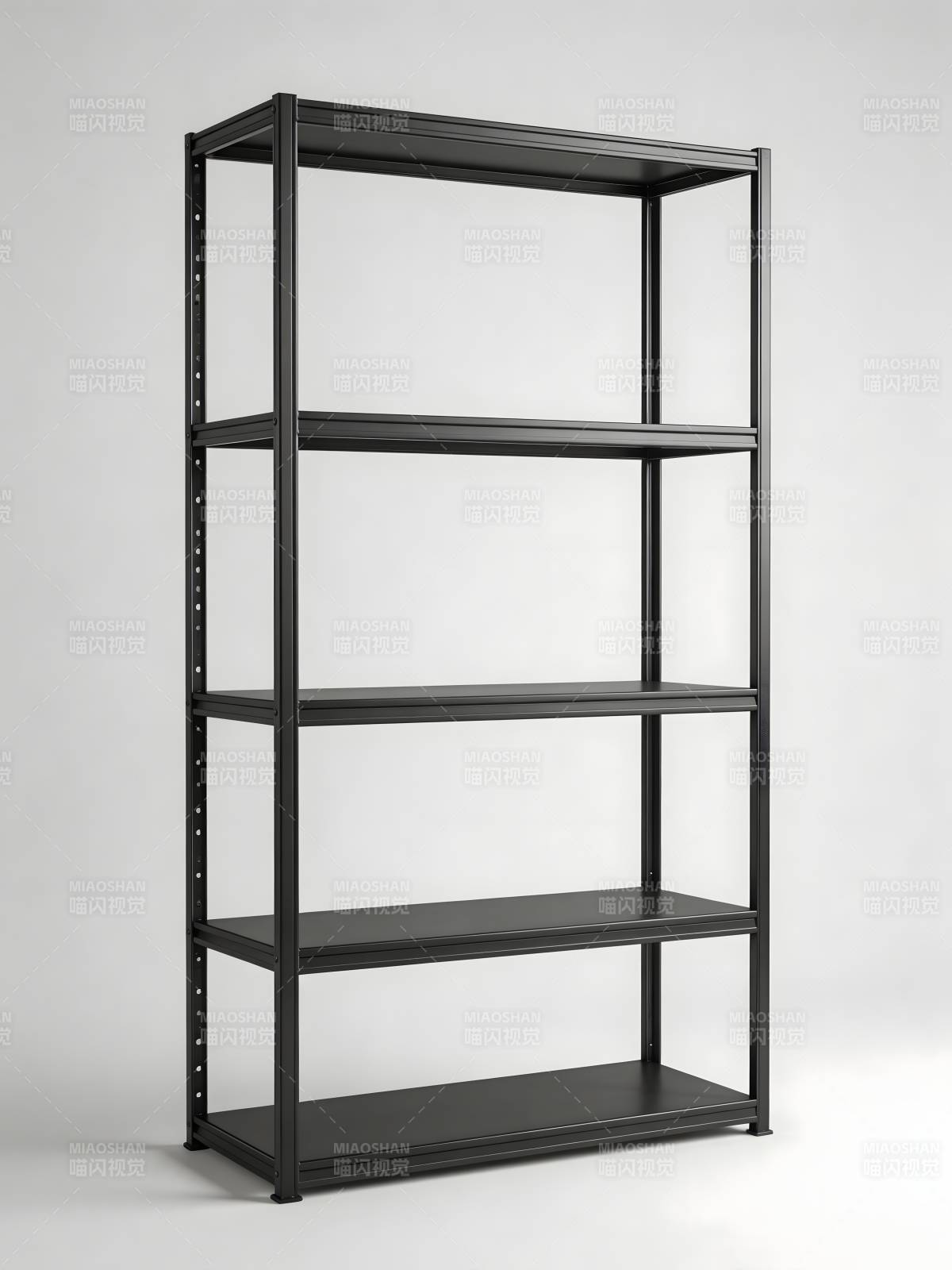 黑色金属置物架图片