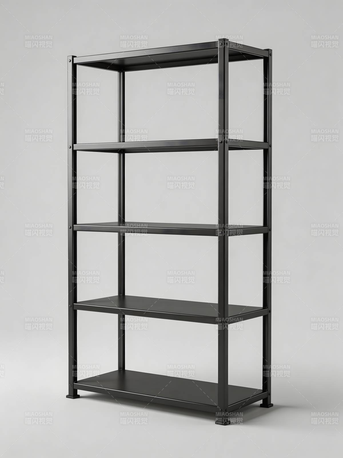 黑色金属置物架图片