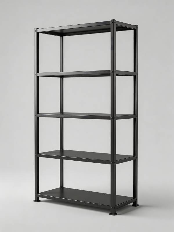 黑色金属置物架图片