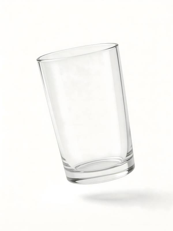 透明玻璃杯悬浮图片