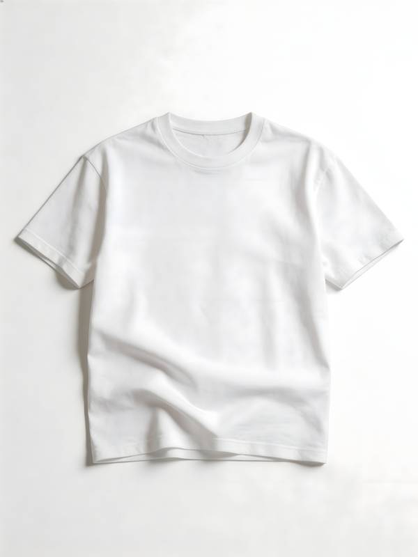 纯白简约T恤图片