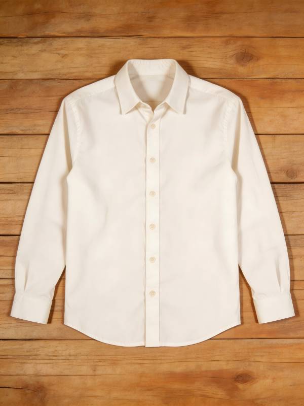 米色长袖衬衫图片