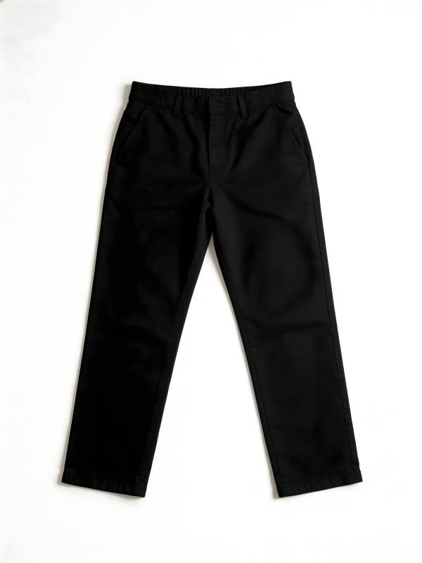 黑色休闲裤图片