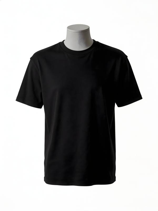 黑色简约T恤图片