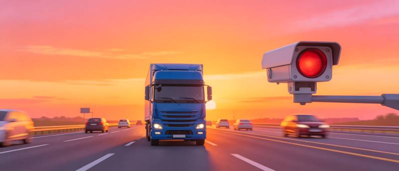 高速监控抓拍超速图片