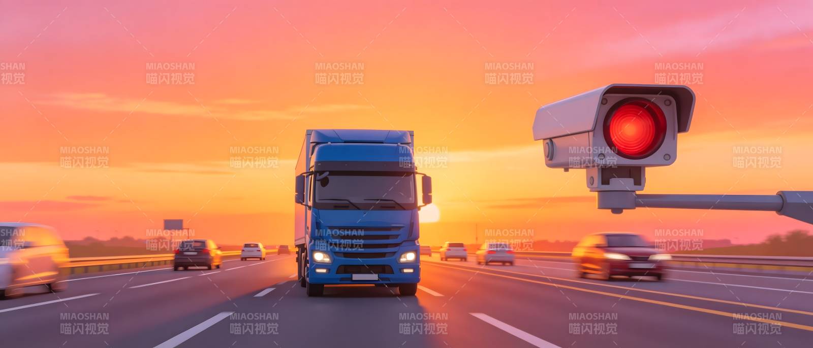 高速监控抓拍超速图片