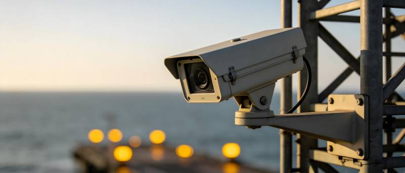 海边监控摄像头图片