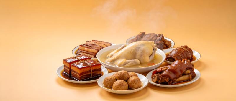 美味佳肴盛宴图片