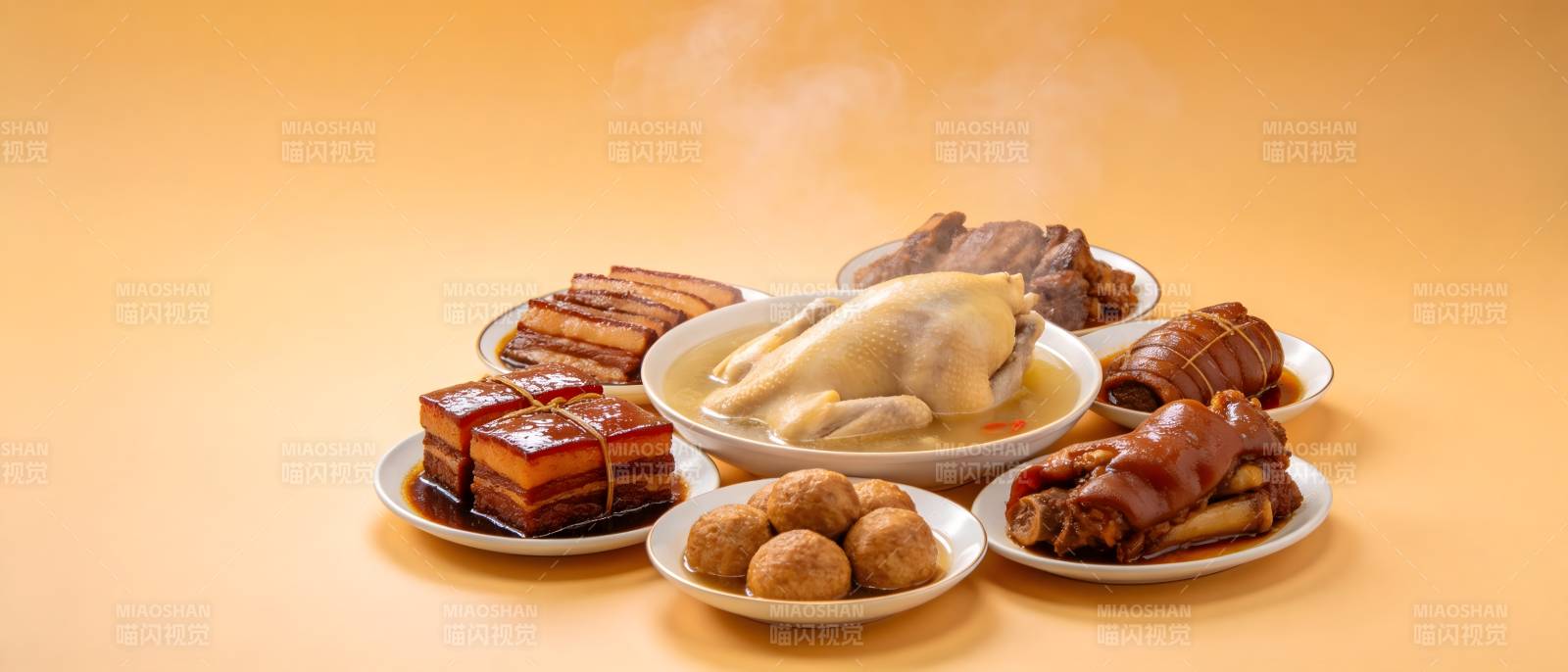 美味佳肴盛宴图片