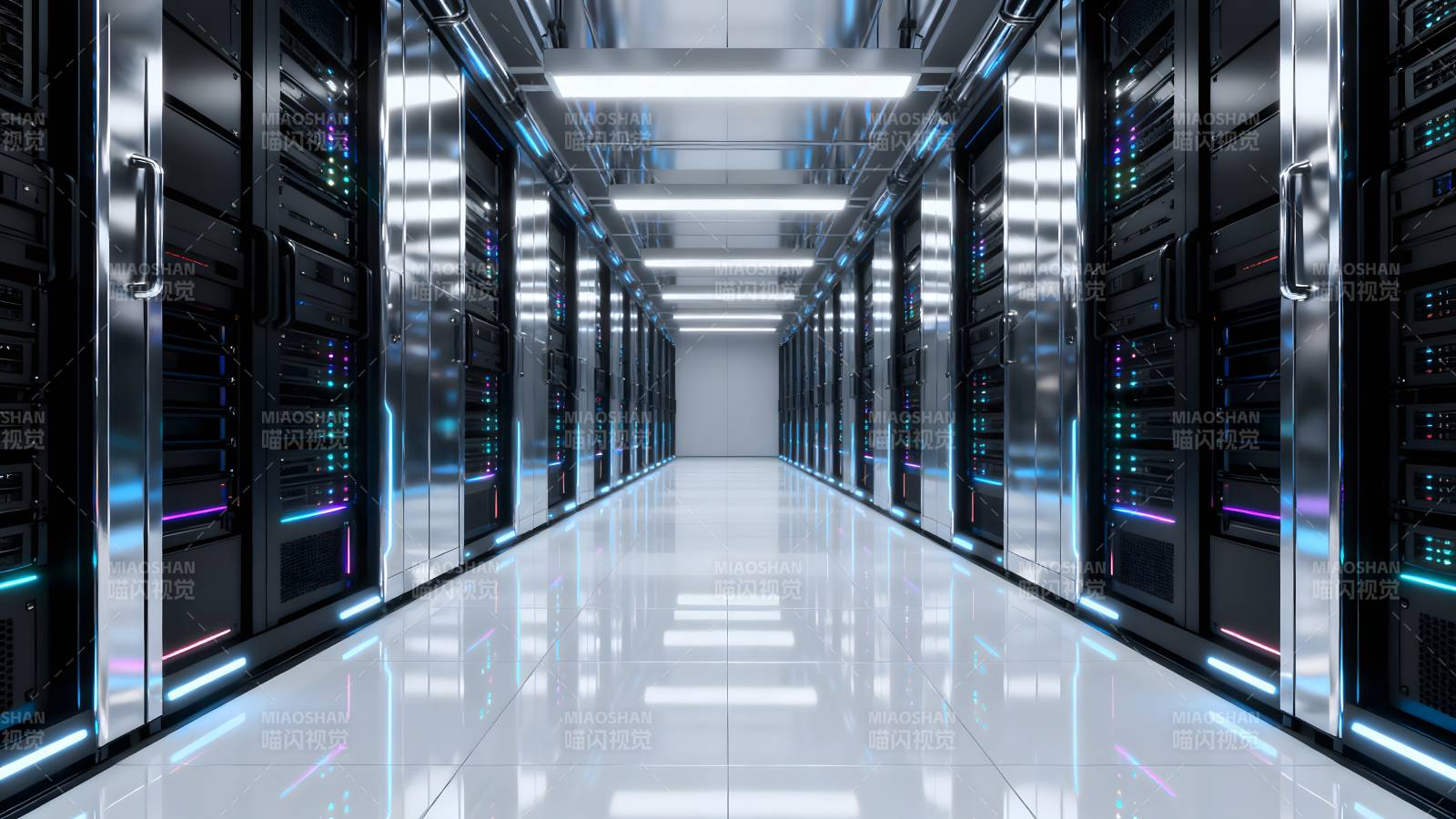 数据中心机房走廊图片