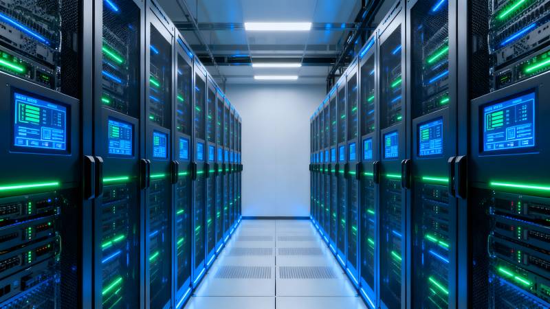 数据中心机房图片