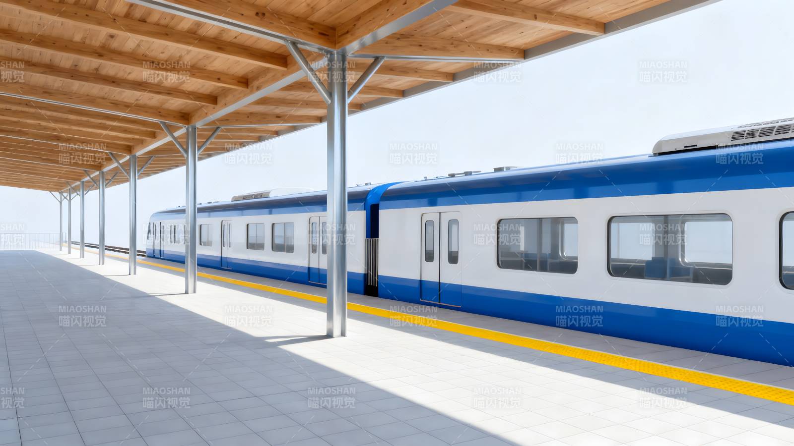 现代地铁站台图片