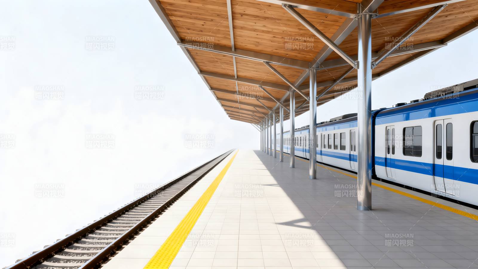 现代地铁站台图片