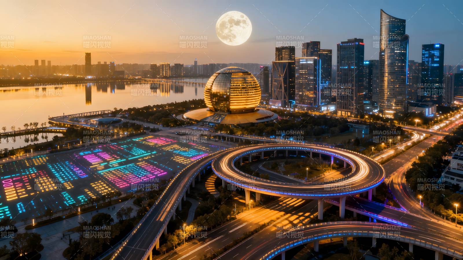 月照未来之城图片