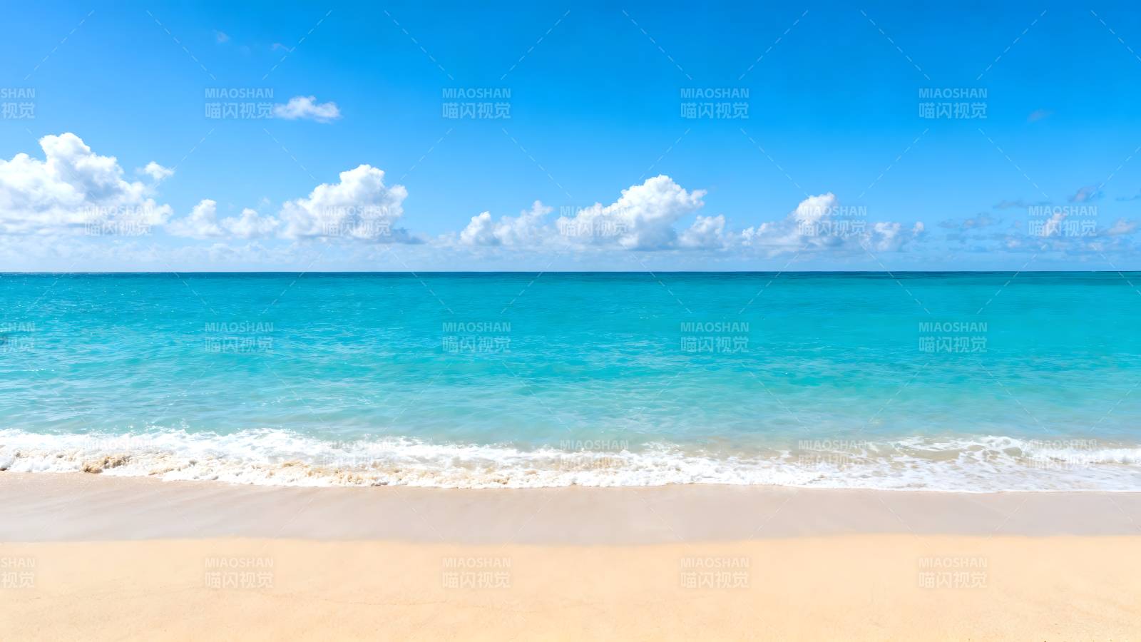 碧海蓝天沙滩图片