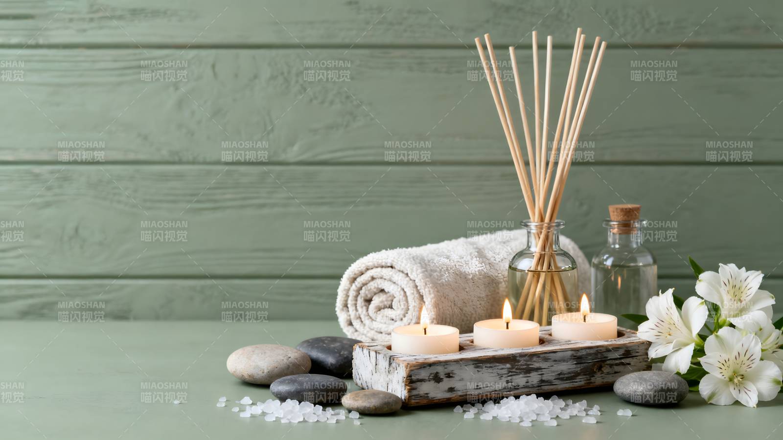 静谧香氛疗愈角图片