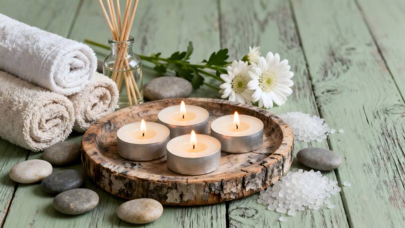 静谧香薰疗愈时光图片