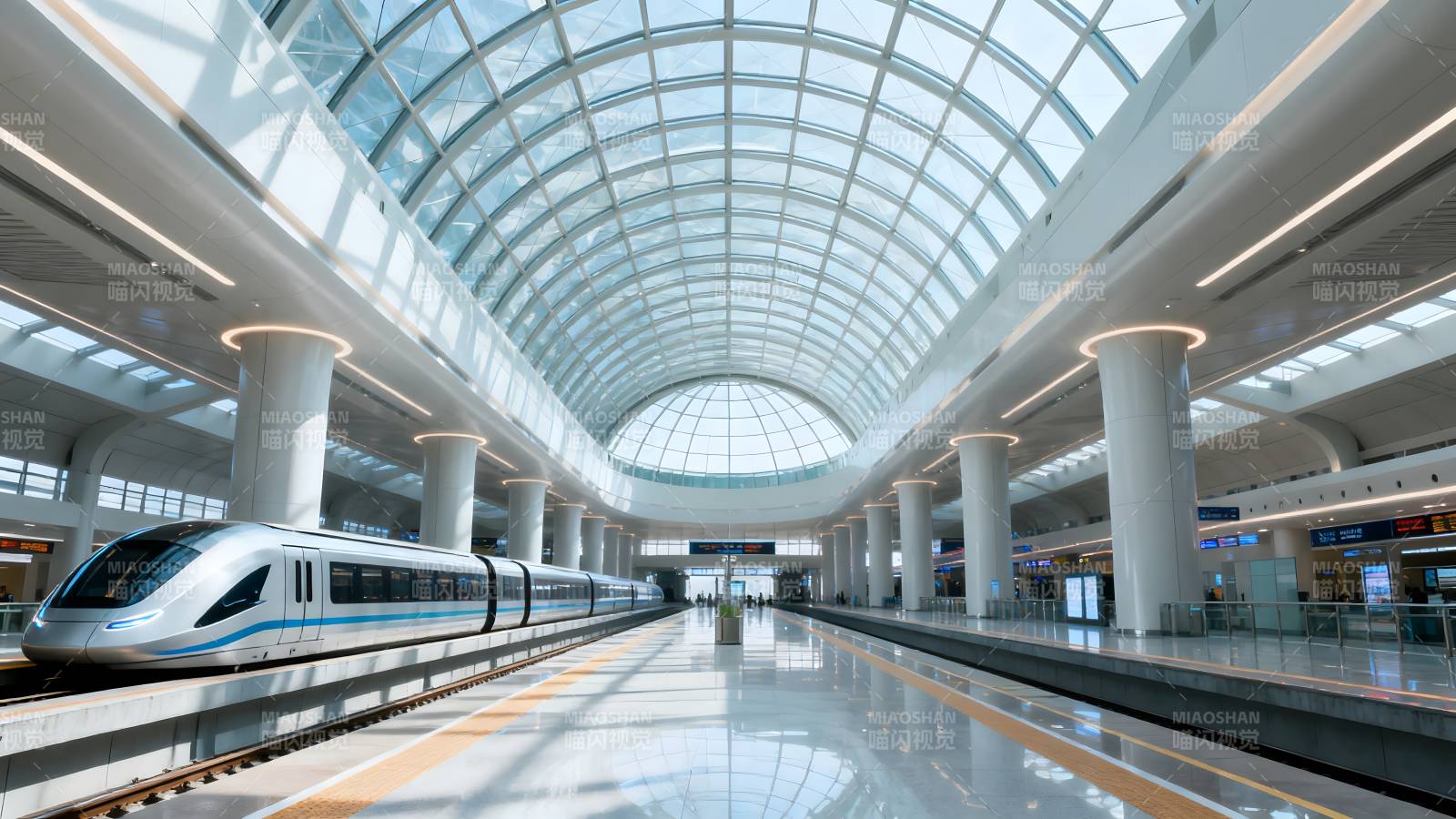 现代高铁站台图片