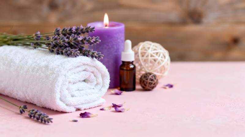 薰衣草香氛疗愈图片