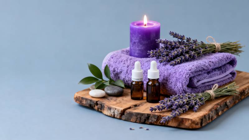 薰衣草香氛疗愈图片