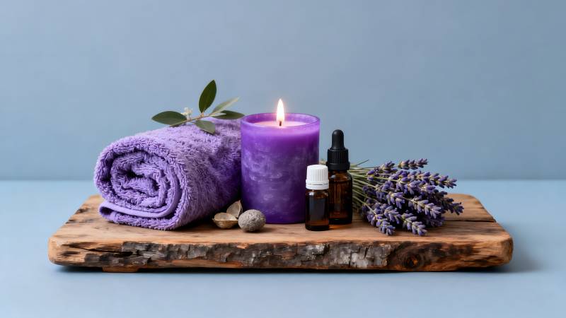 薰衣草香氛疗愈图片