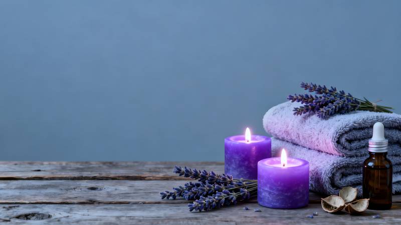 薰衣草香氛静谧时光图片