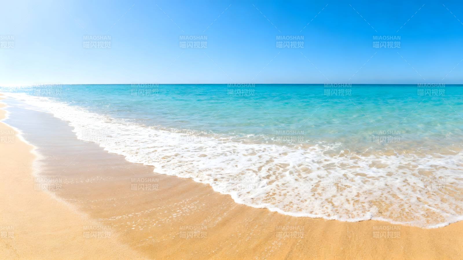 碧海蓝天沙滩图片