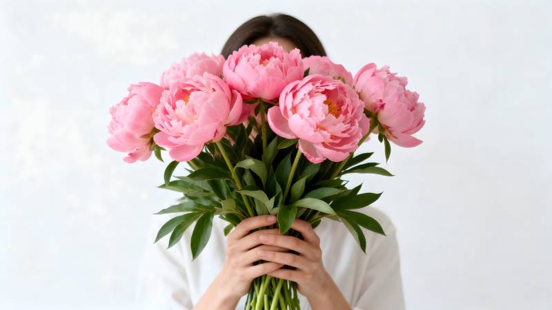 花语 粉红牡丹图片