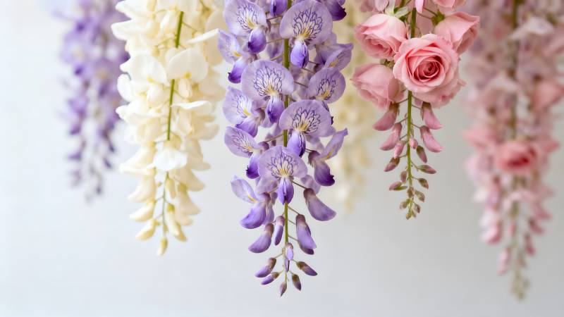 花影垂落 春意盎然图片