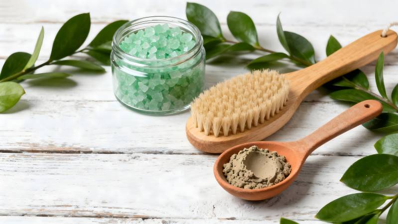 天然护肤套装图片