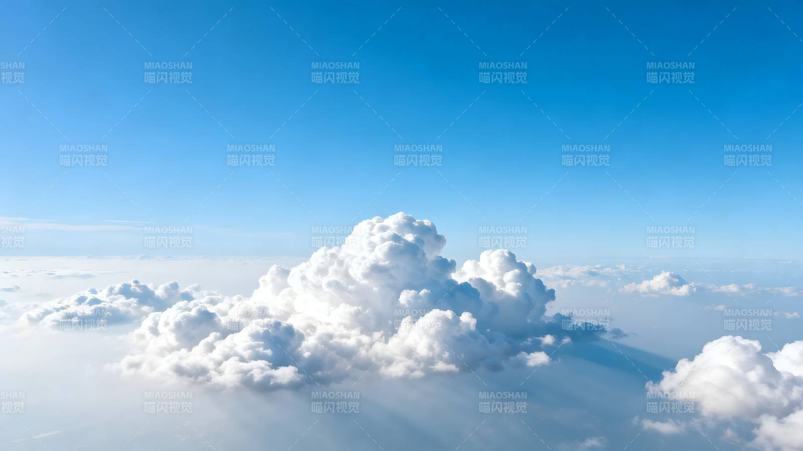 蓝天白云如画图片