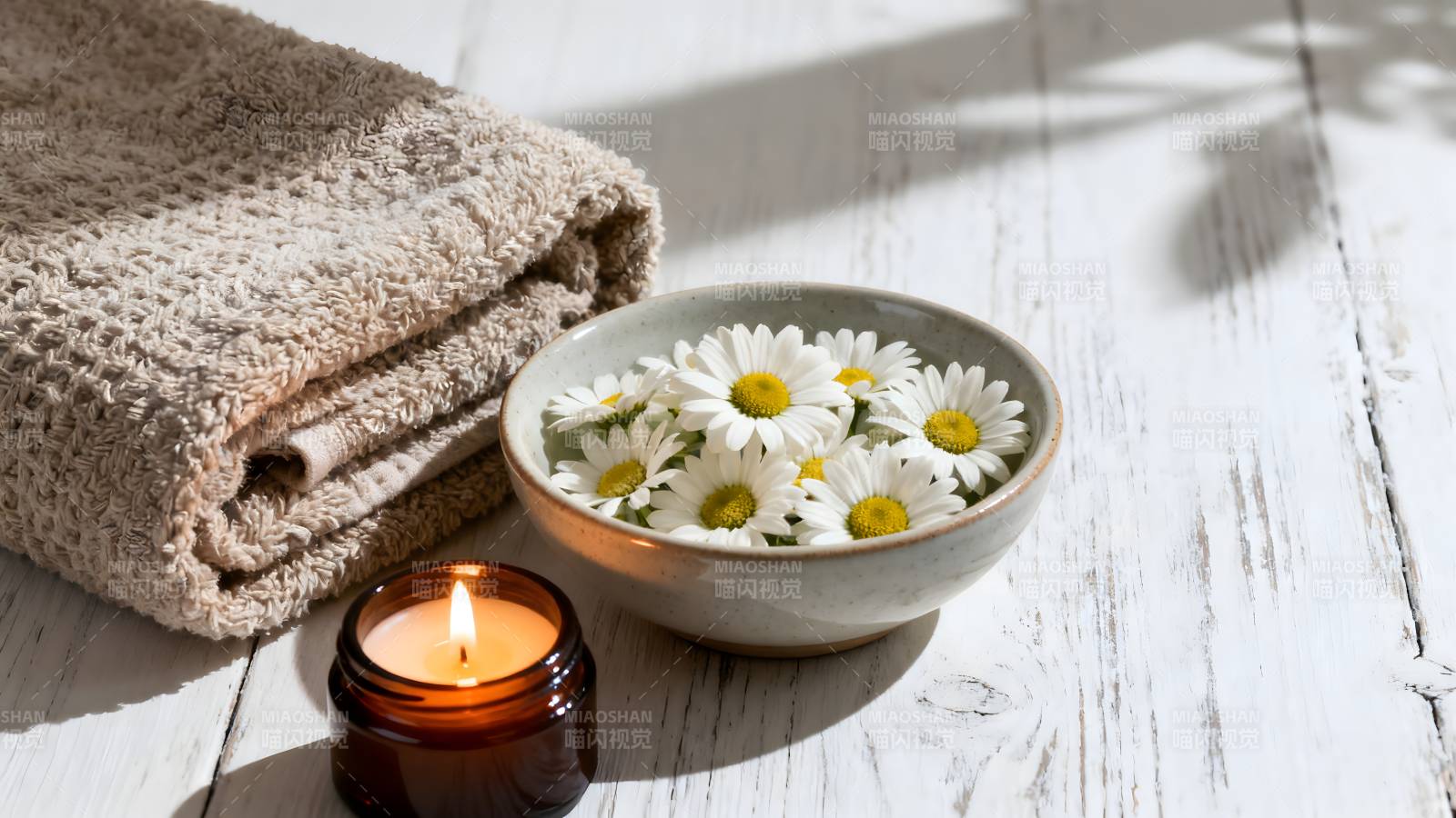 静谧花香时光图片