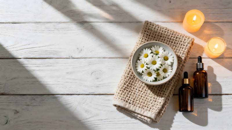 静谧花香疗愈时光图片