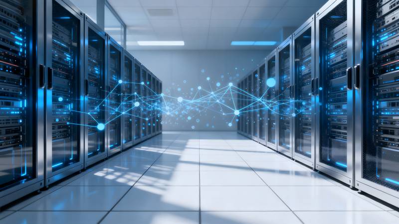 数据中心网络连接图片