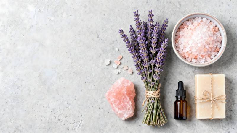 薰衣草香氛护理图片