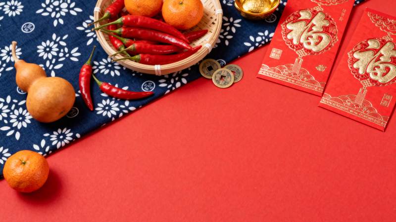 春节喜庆布置图片