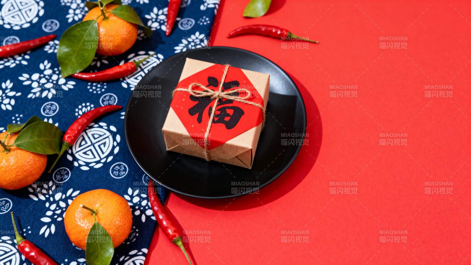 春节福礼摆拍图片