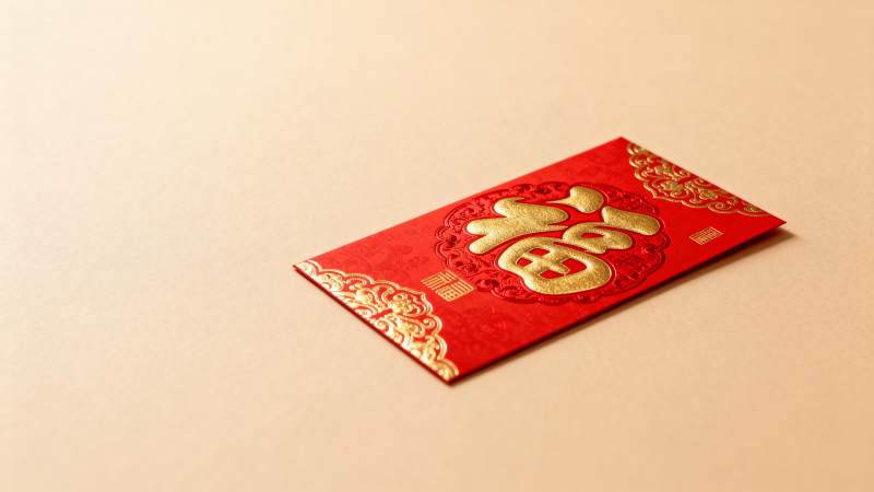 红色福字红包图片