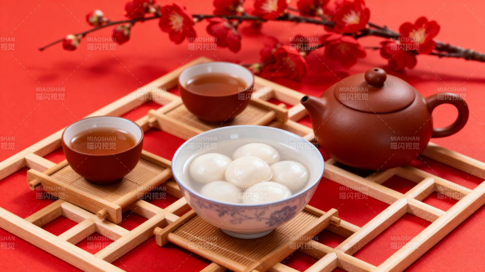 元宵茶点迎新春图片