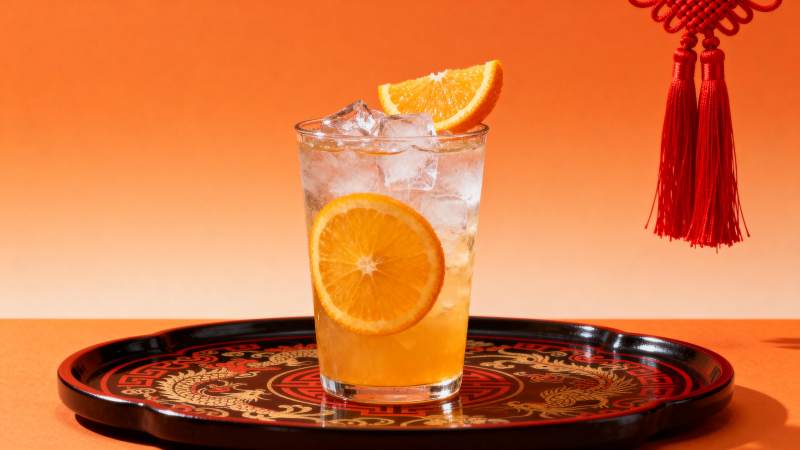 橙香冰饮 年味十足图片