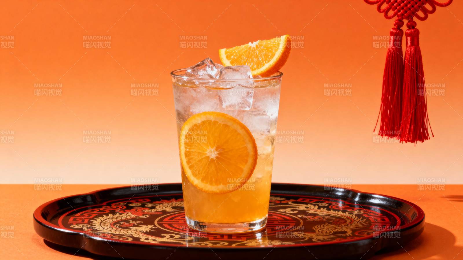橙香冰饮 年味十足图片
