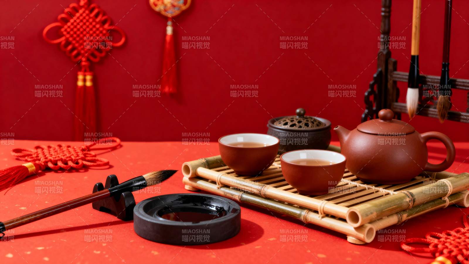 茶香四溢迎新春图片